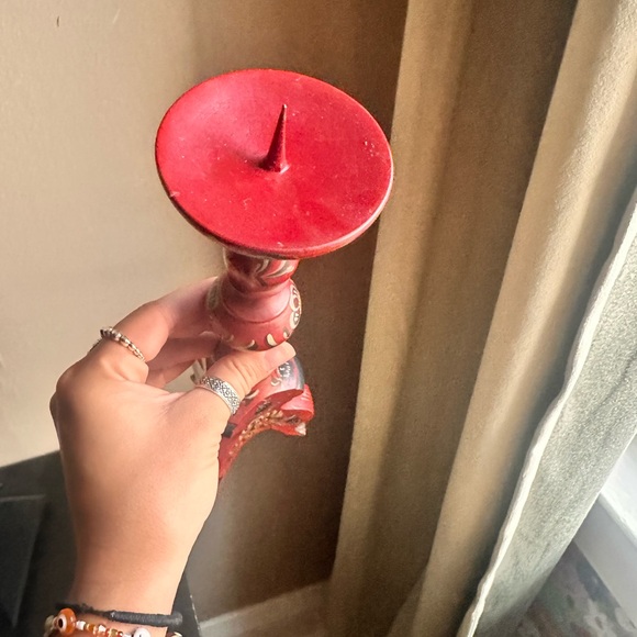 Handpainted vintage candle stick 🕯️ - Picture 3 of 4